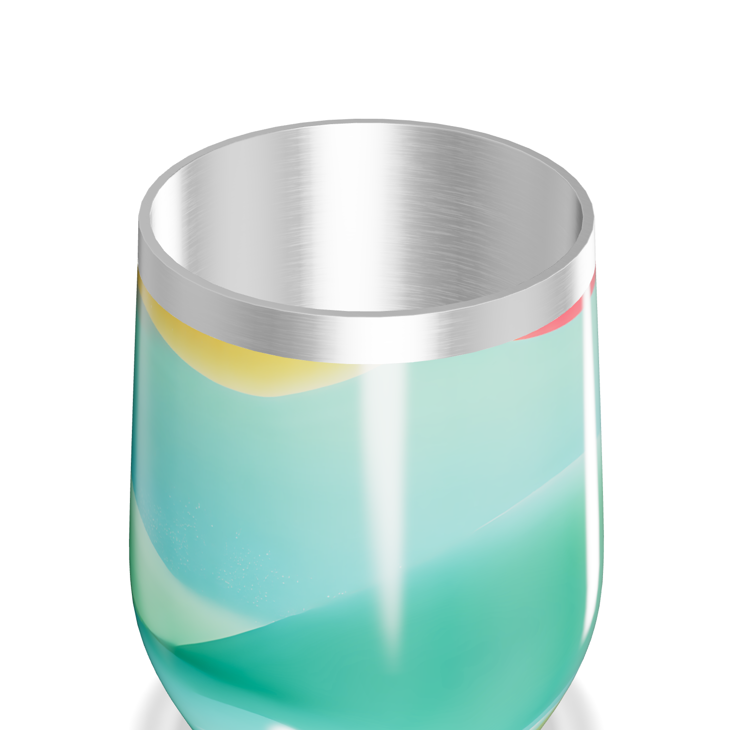 Copo Térmico Slim - Multicolorido Inox