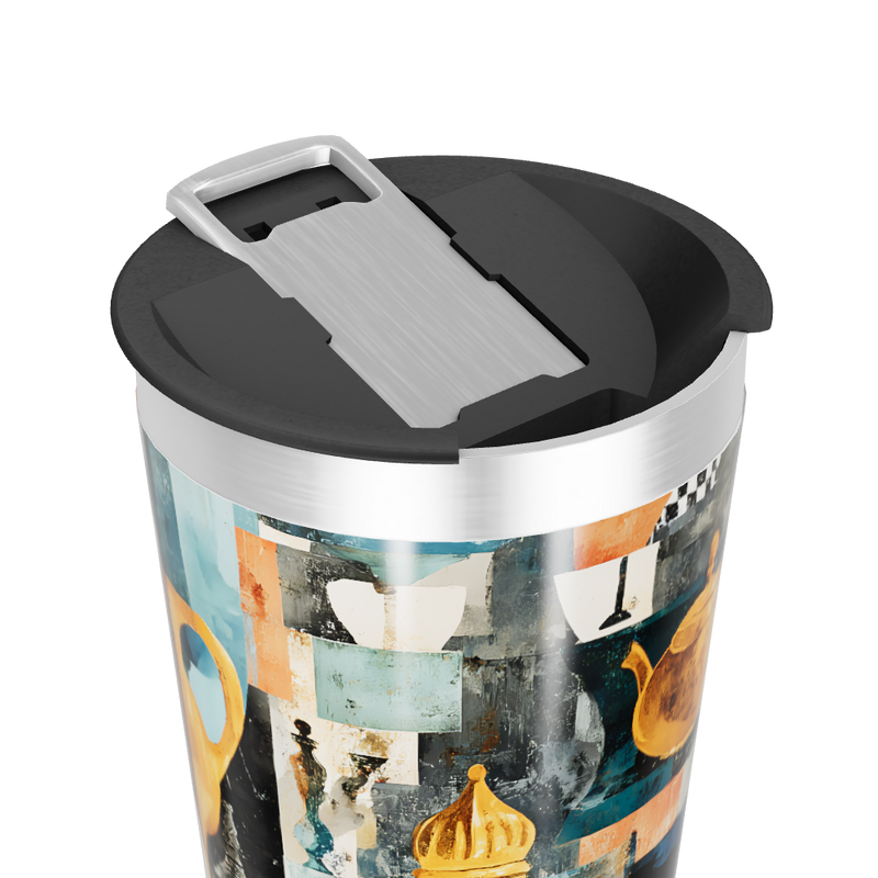 Copo Térmico - Estampa Artística Colorida