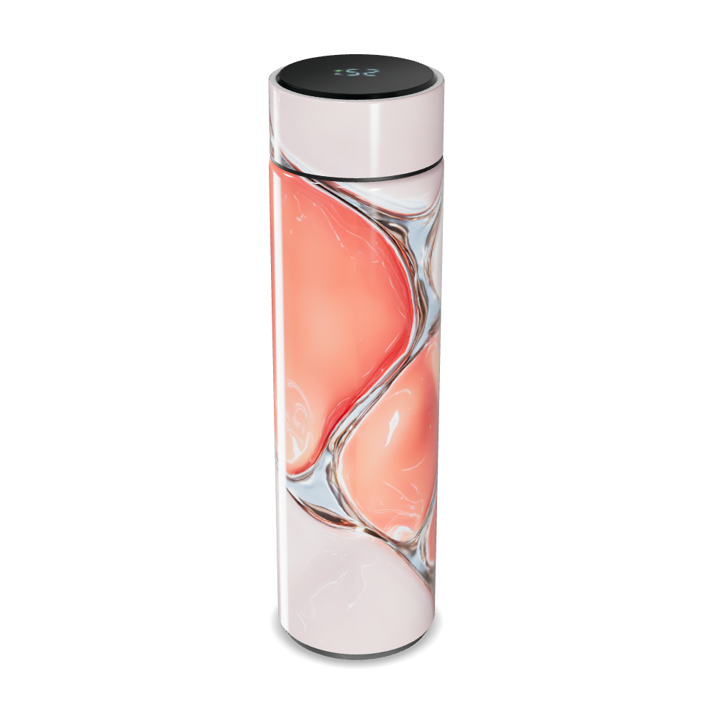 Garrafa Térmica Touch - Estampa Abstrata Colorida