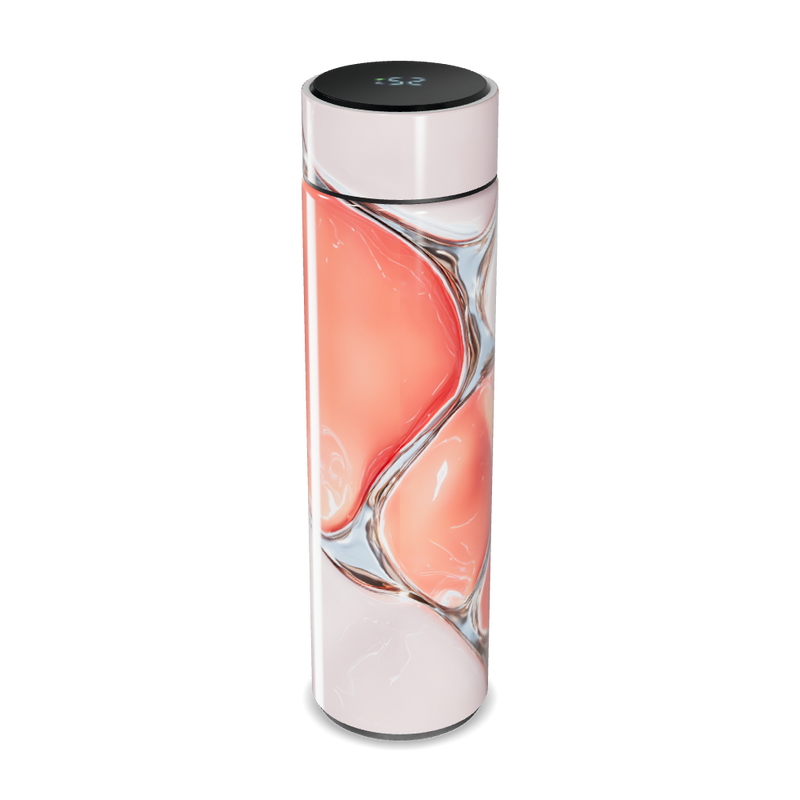 Garrafa Térmica Touch - Estampa Abstrata Colorida