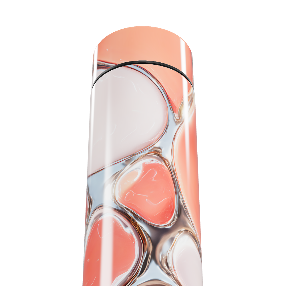 Garrafa Térmica Touch - Estampa Abstrata Colorida