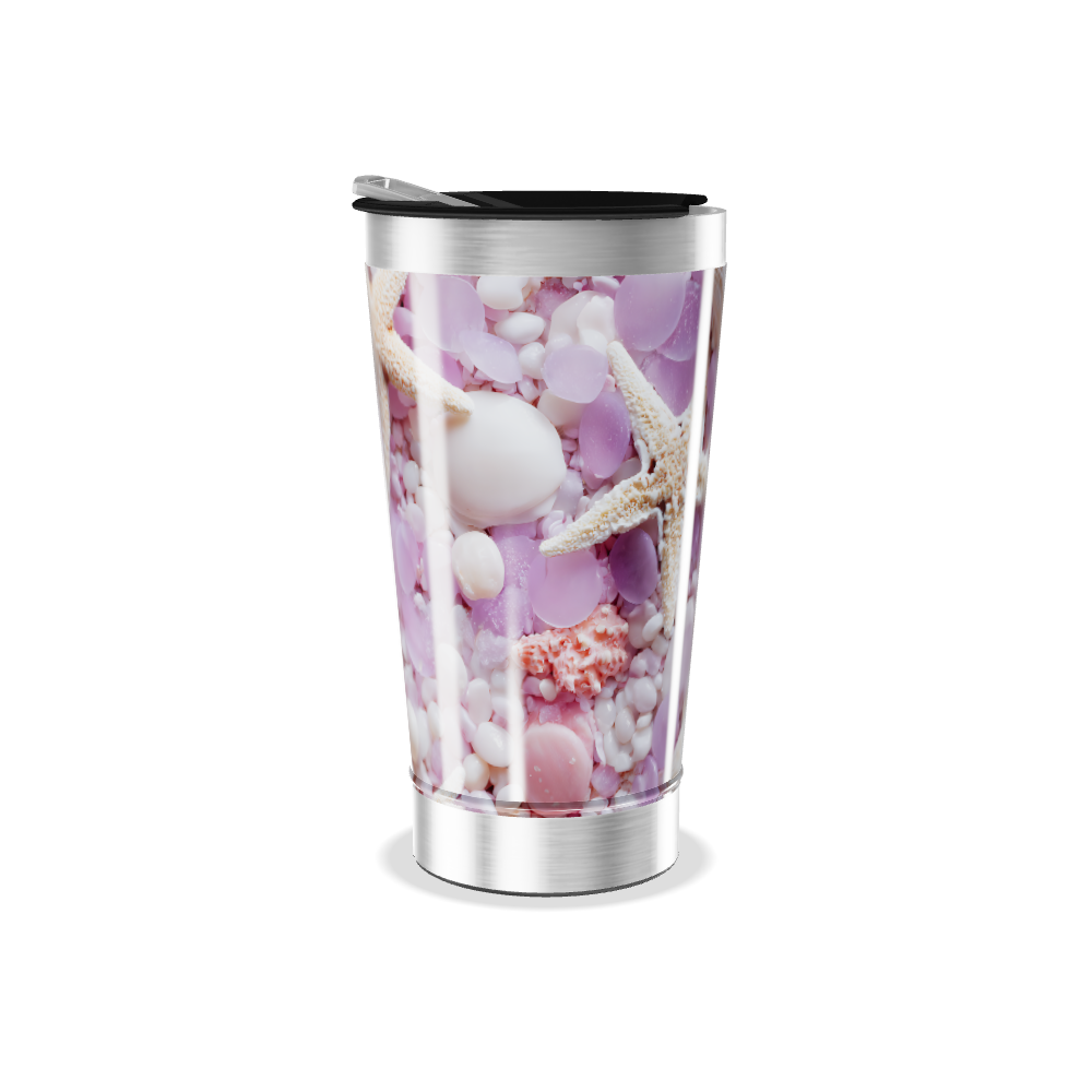 Copo Térmico - Estampa Conchas Coloridas