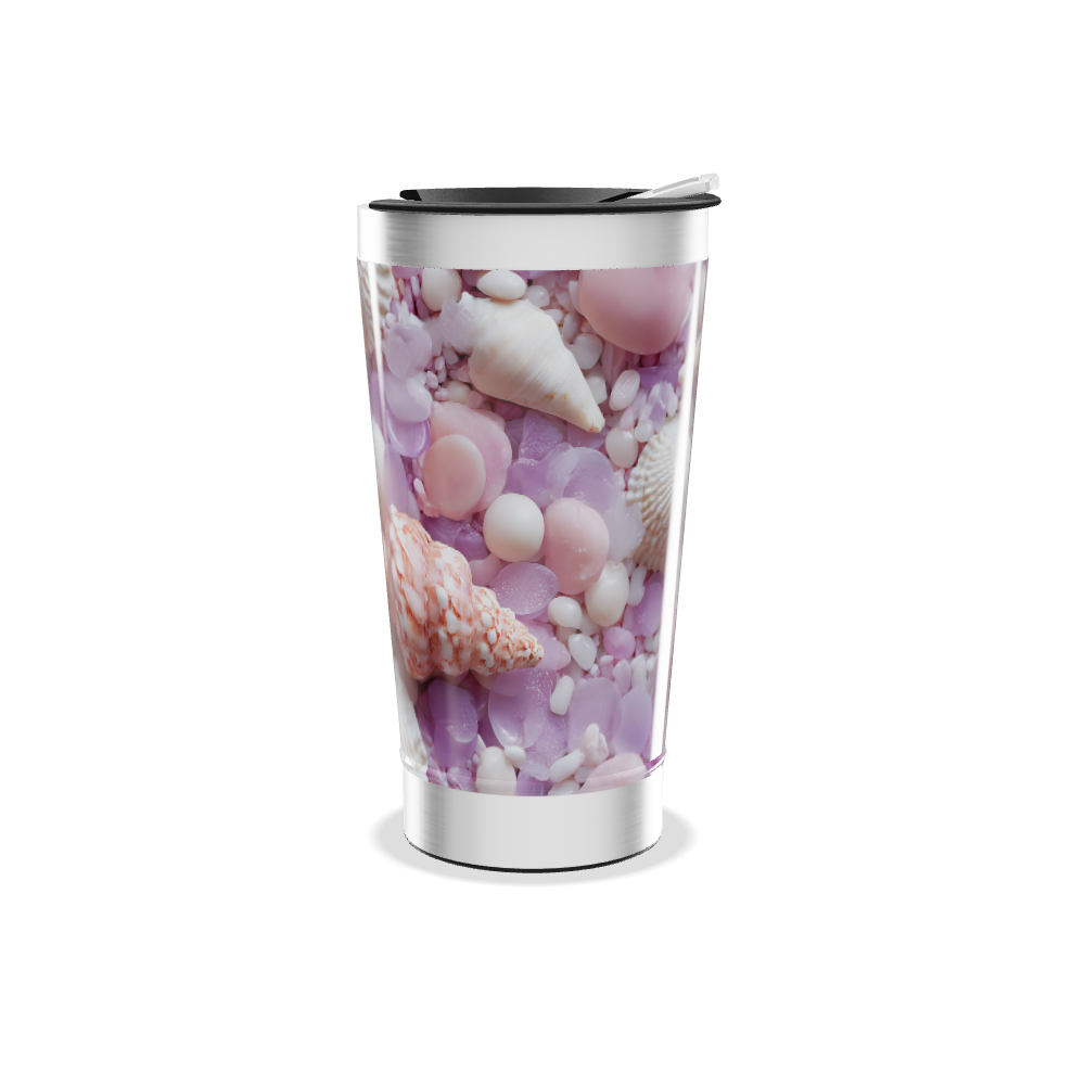 Copo Térmico - Estampa Conchas Coloridas