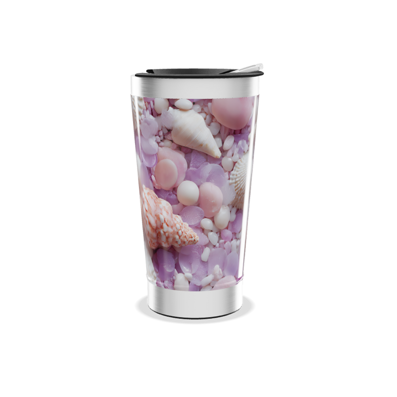 Copo Térmico - Estampa Conchas Coloridas