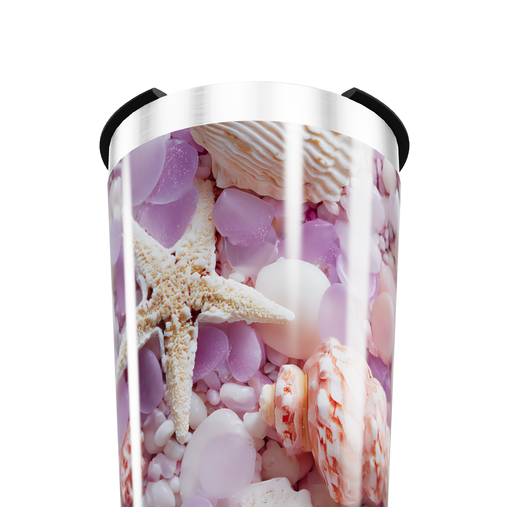 Copo Térmico - Estampa Conchas Coloridas