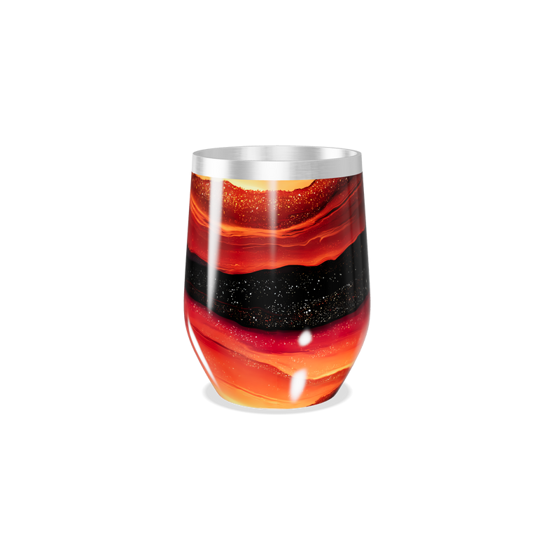 Copo Térmico Slim - Estampa Vulcânica