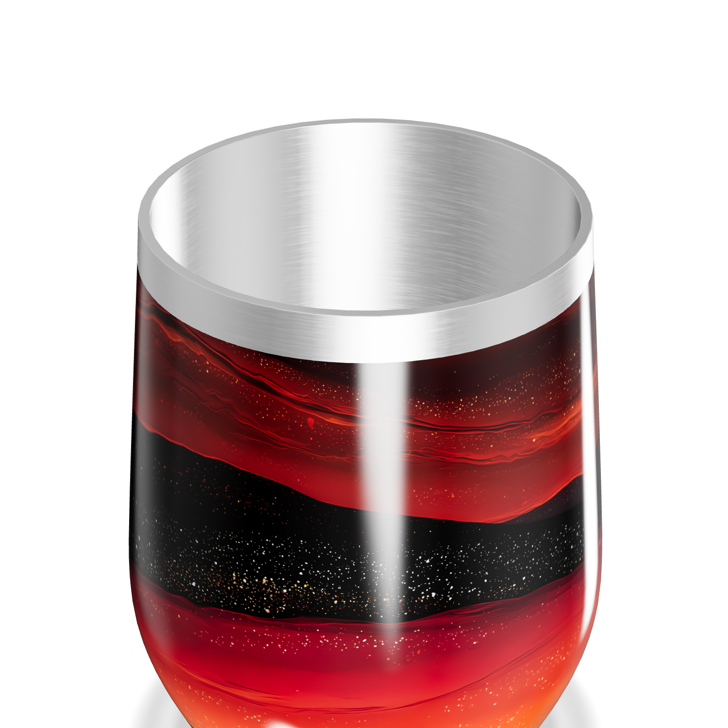 Copo Térmico Slim - Estampa Vulcânica