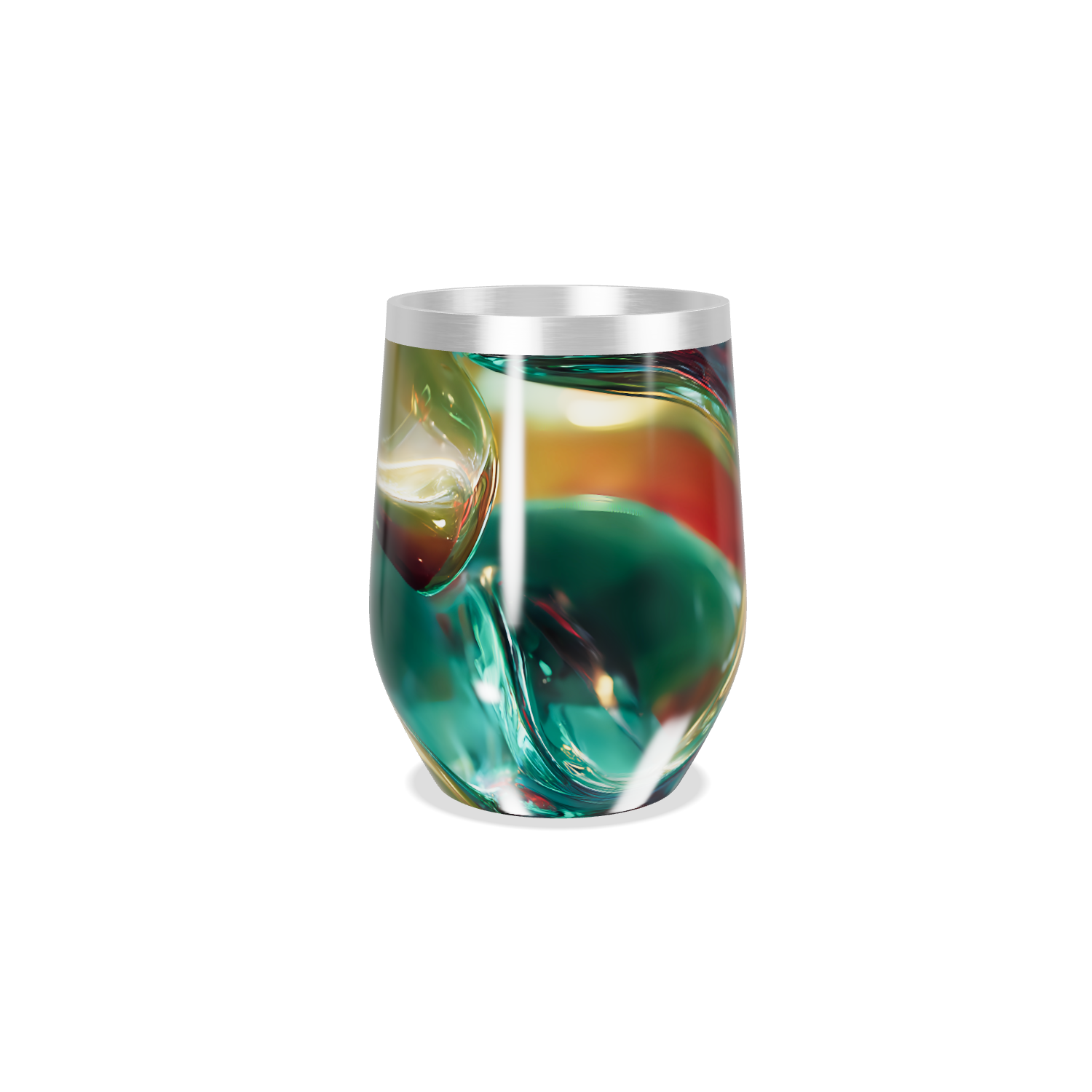 Copo Térmico Slim - Multicolorido Vidro