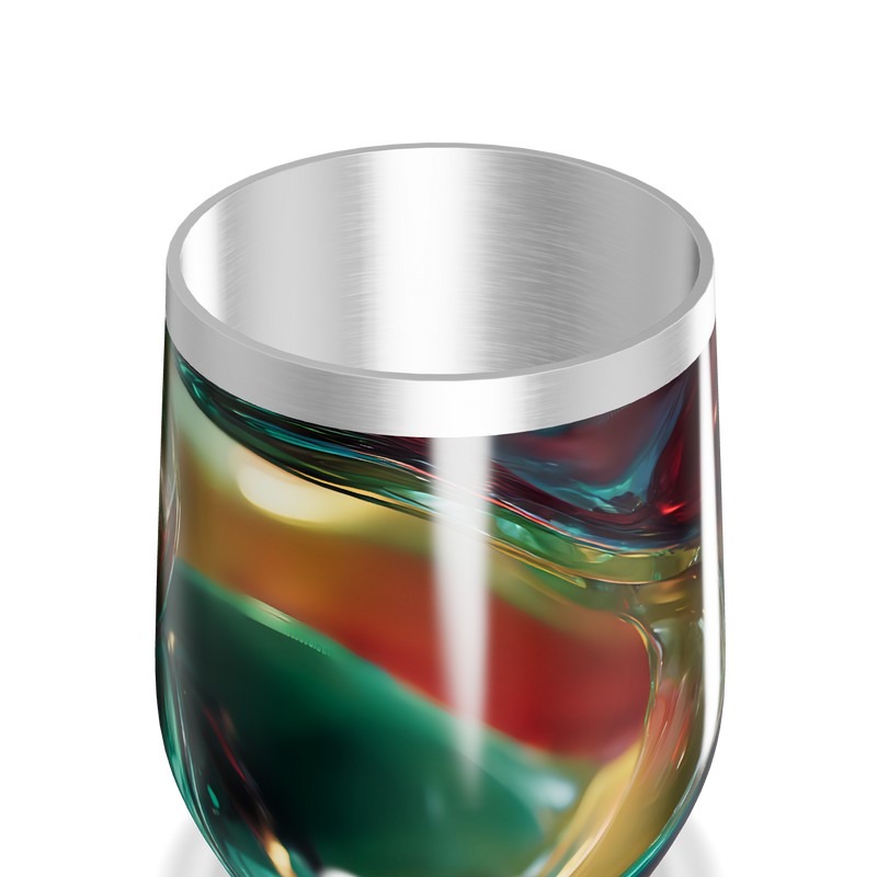 Copo Térmico Slim - Multicolorido Vidro