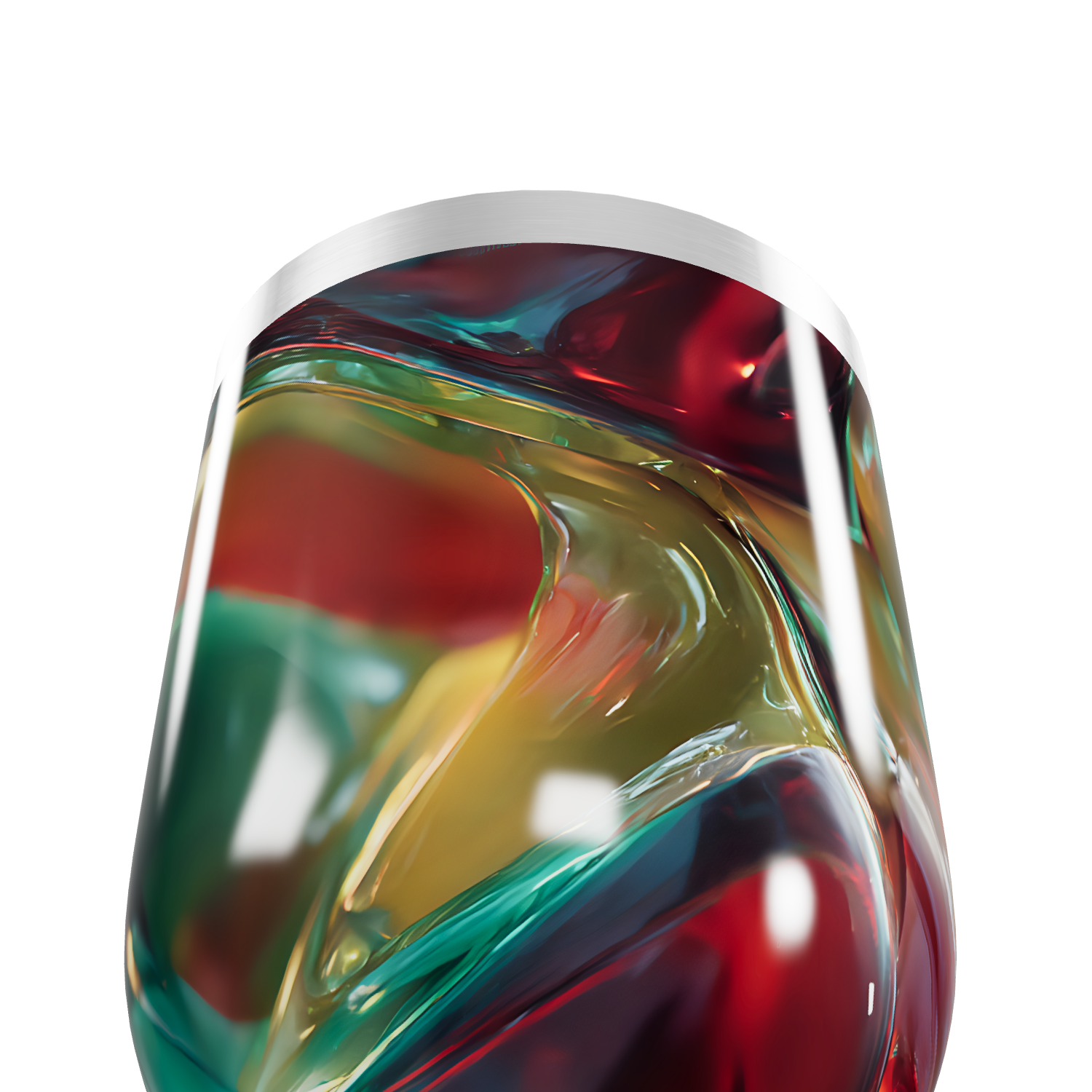 Copo Térmico Slim - Multicolorido Vidro