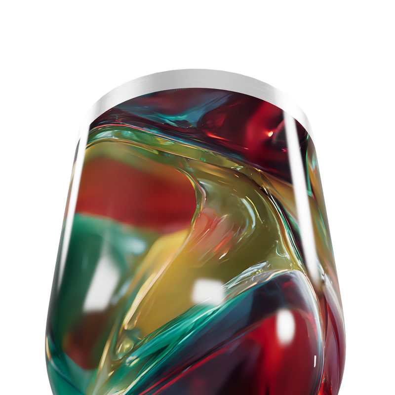 Copo Térmico Slim - Multicolorido Vidro