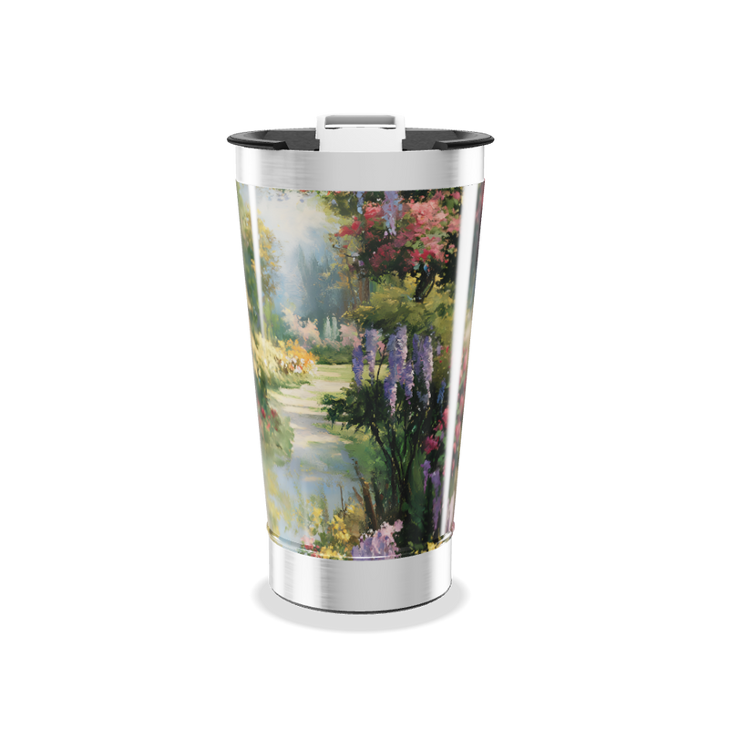 Copo Térmico - Estampa Jardim Florido