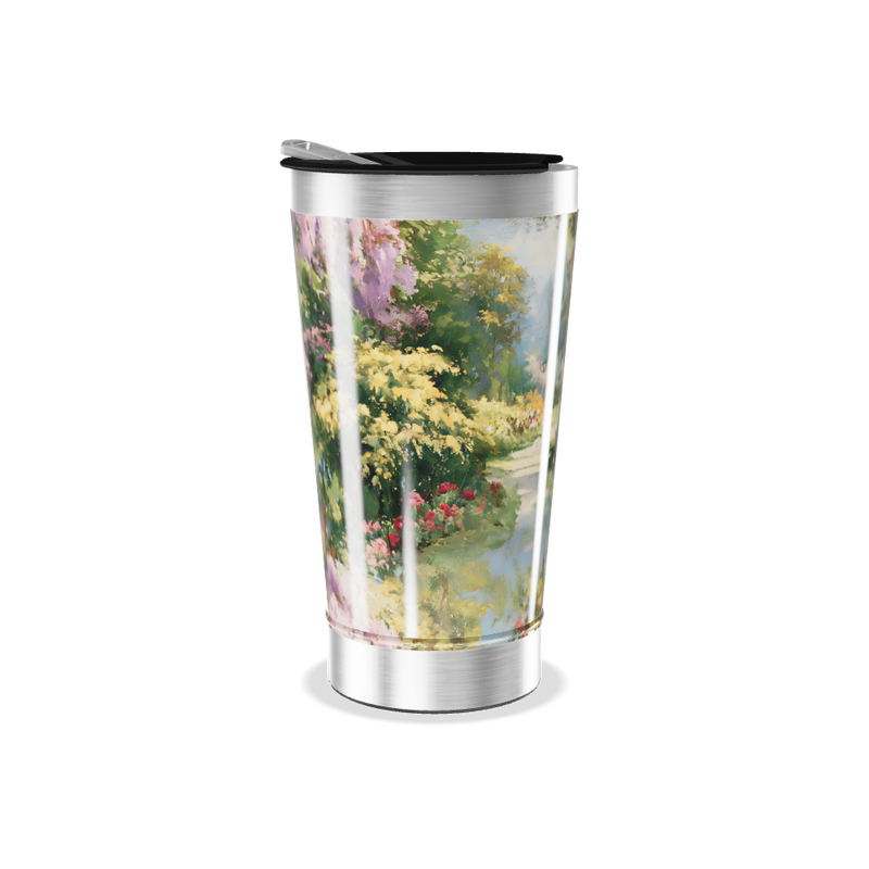 Copo Térmico - Estampa Jardim Florido