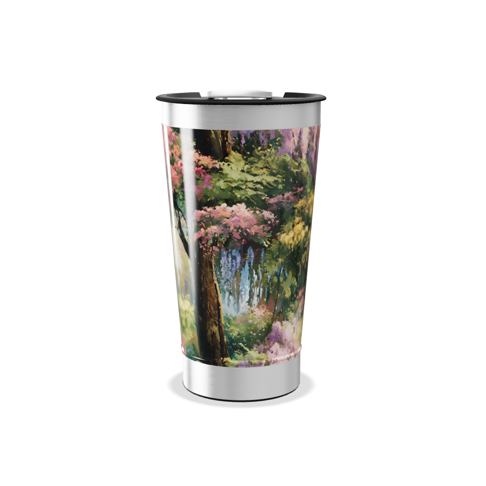 Copo Térmico - Estampa Jardim Florido