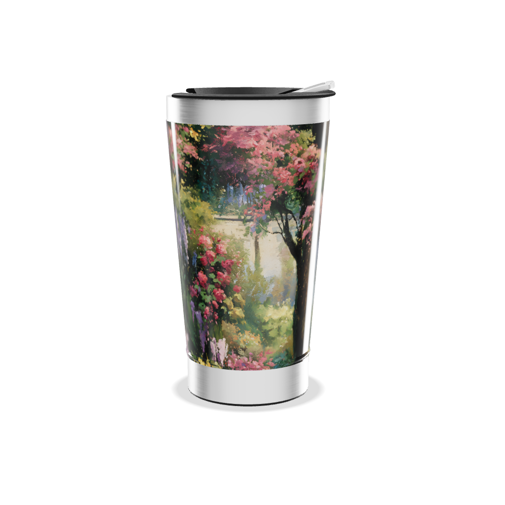 Copo Térmico - Estampa Jardim Florido