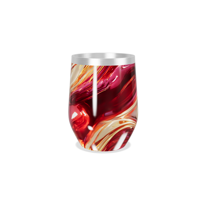 Copo Térmico Slim - Estampa Abstrata Colorida