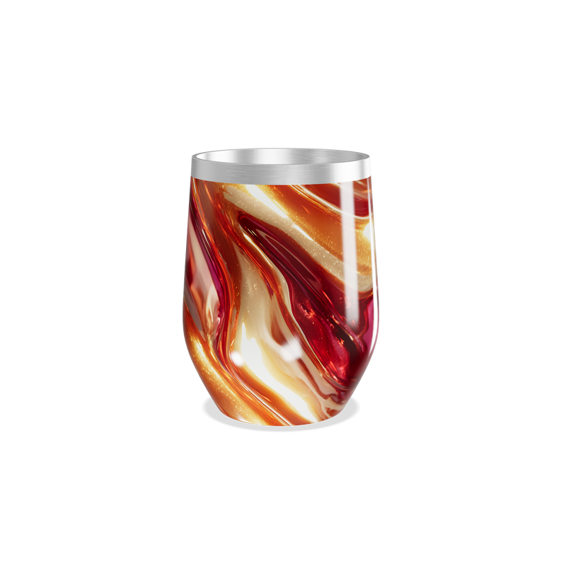 Copo Térmico Slim - Estampa Abstrata Colorida