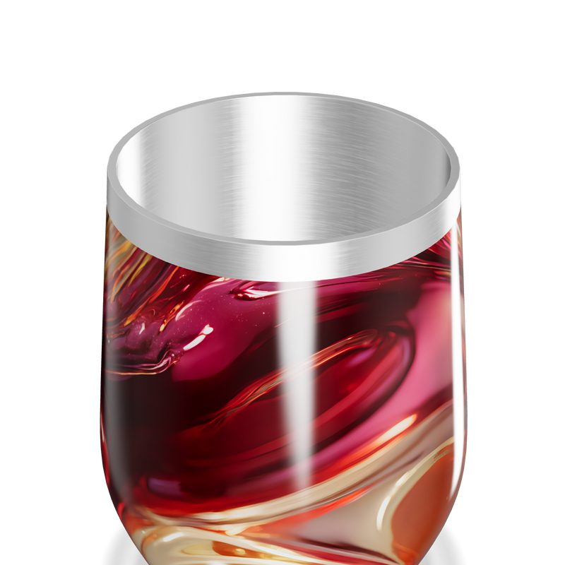 Copo Térmico Slim - Estampa Abstrata Colorida