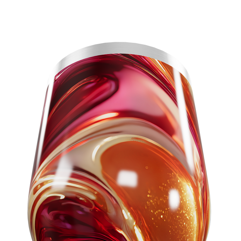 Copo Térmico Slim - Estampa Abstrata Colorida