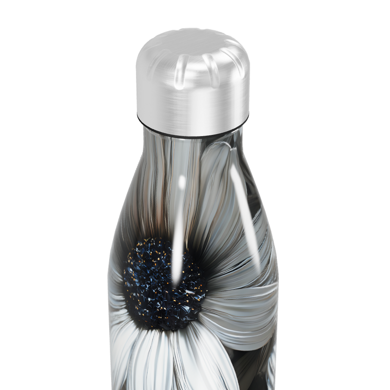 Garrafa Inox Flores Brancas