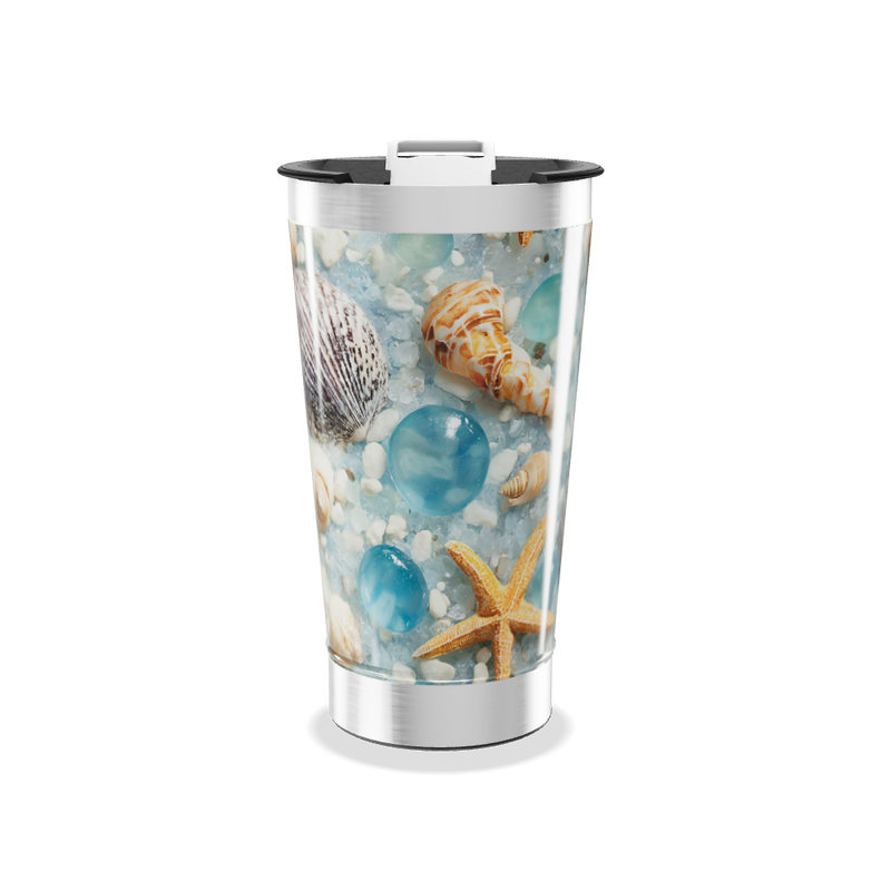 Copo Térmico - Estampa Marinha Colorida