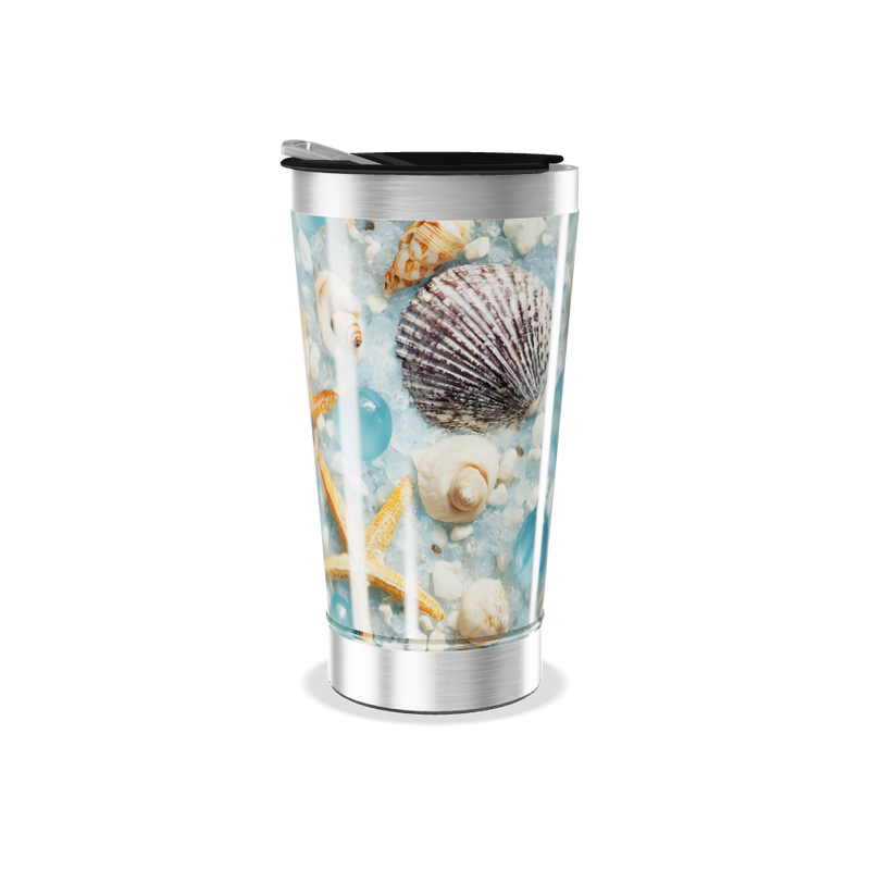 Copo Térmico - Estampa Marinha Colorida