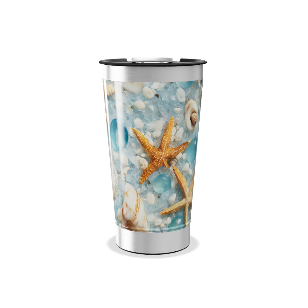 Copo Térmico - Estampa Marinha Colorida