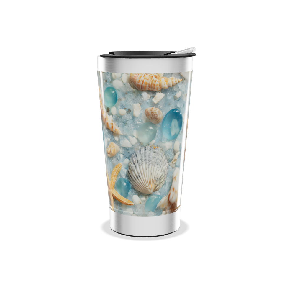 Copo Térmico - Estampa Marinha Colorida