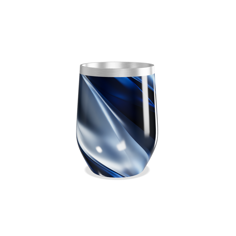 Copo Térmico Slim - Azul Inox Design Curvo