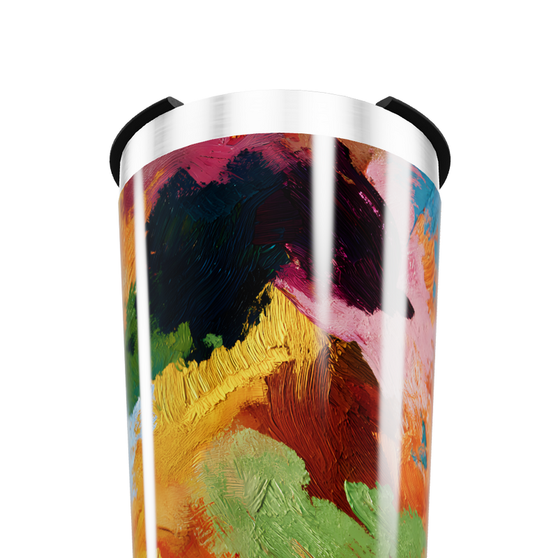 Copo Térmico - Arte Colorida Inox