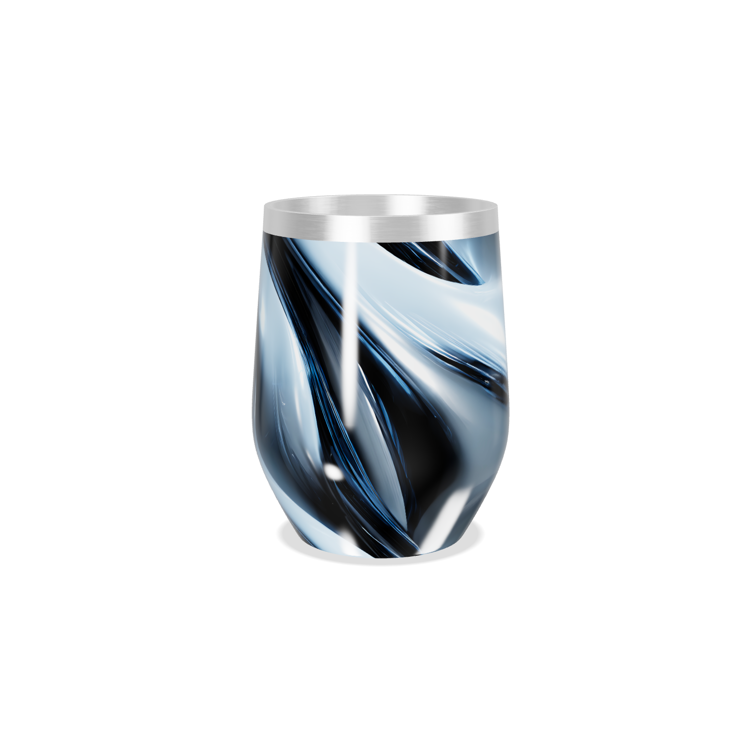 Copo Térmico Slim - Azul Metálico Inox