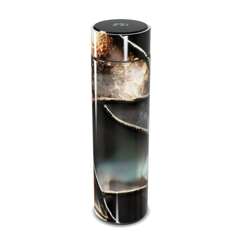 Garrafa Térmica Touch - Design Mármore Digital