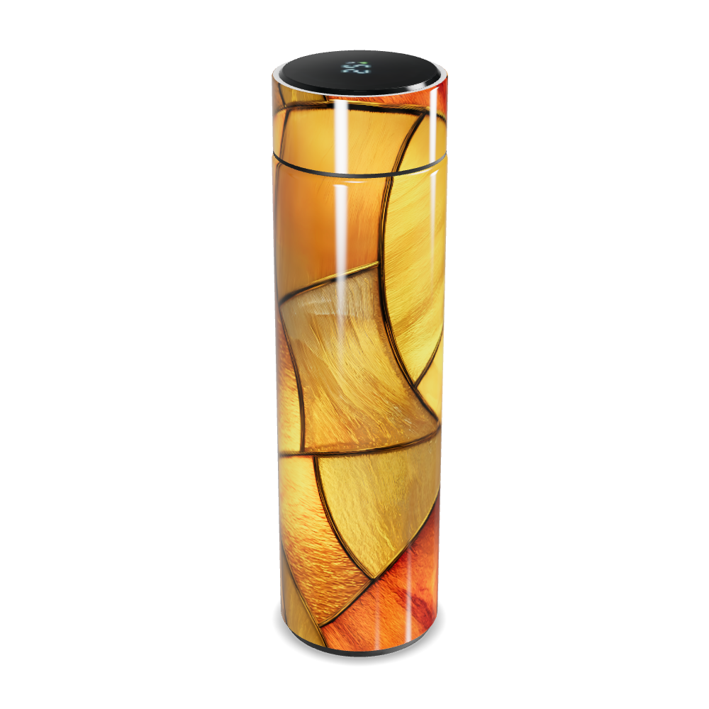 Garrafa Térmica Touch - Estampa Abstrata Colorida