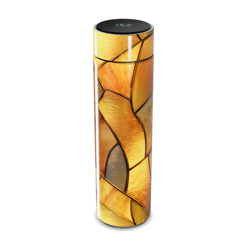 Garrafa Térmica Touch - Estampa Abstrata Colorida