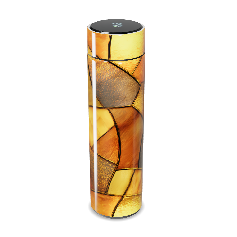 Garrafa Térmica Touch - Estampa Abstrata Colorida