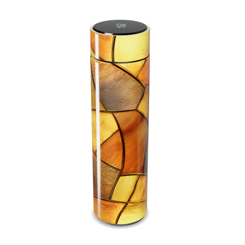 Garrafa Térmica Touch - Estampa Abstrata Colorida