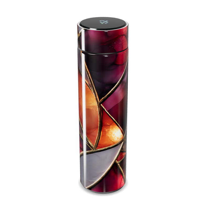 Garrafa Térmica Touch Estampa Abstrata Colorida