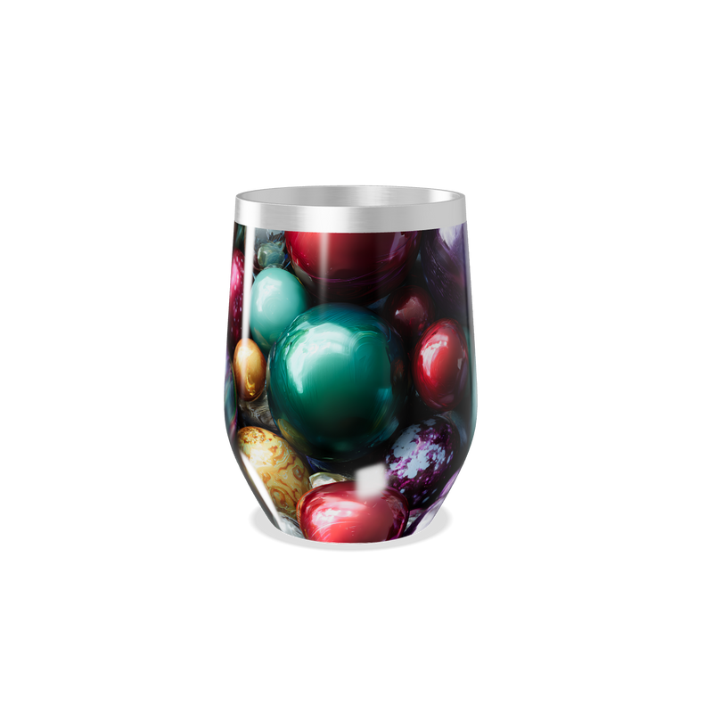 Copo Térmico Slim - Colorido Bolas Aço Inox