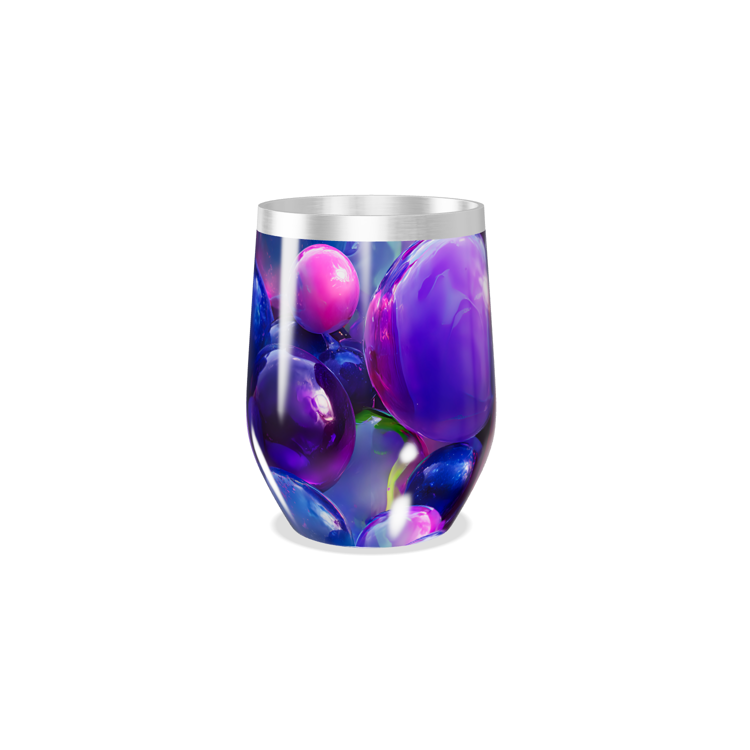 Copo Térmico Slim - Estampa Colorida Galáxia