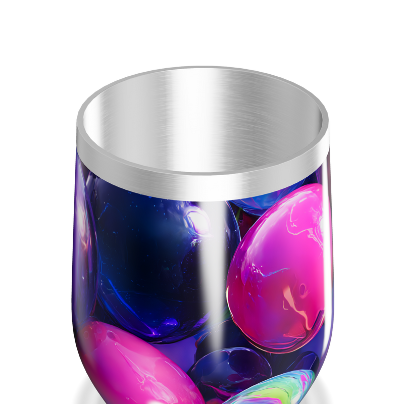 Copo Térmico Slim - Estampa Colorida Galáxia