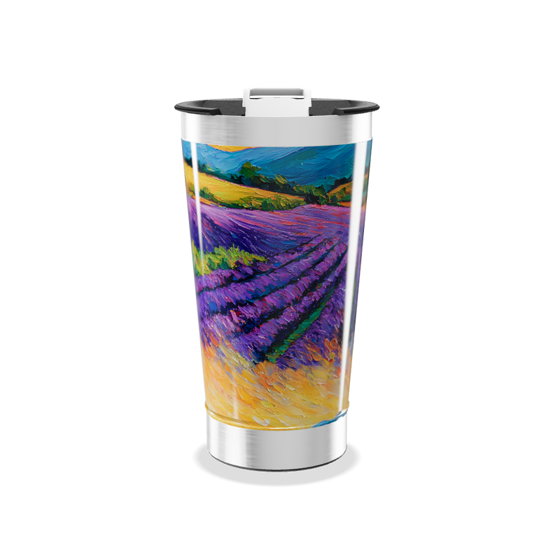 Copo Térmico - Paisagem Lavanda