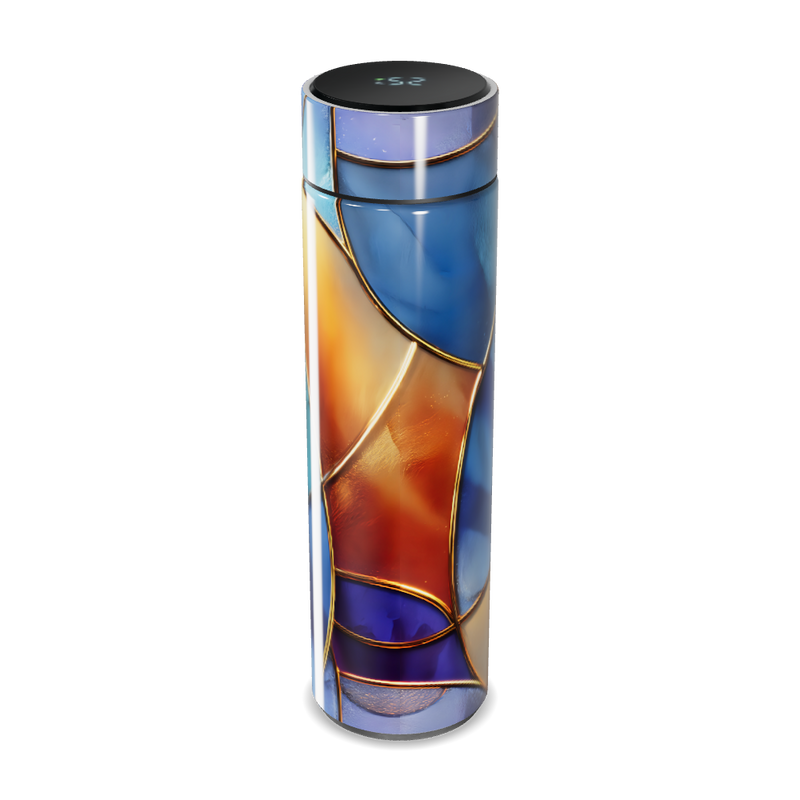 Garrafa Térmica Touch - Colorida Vidro Digital