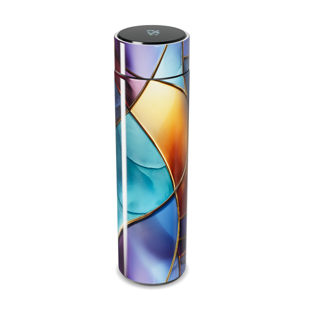 Garrafa Térmica Touch - Colorida Vidro Digital