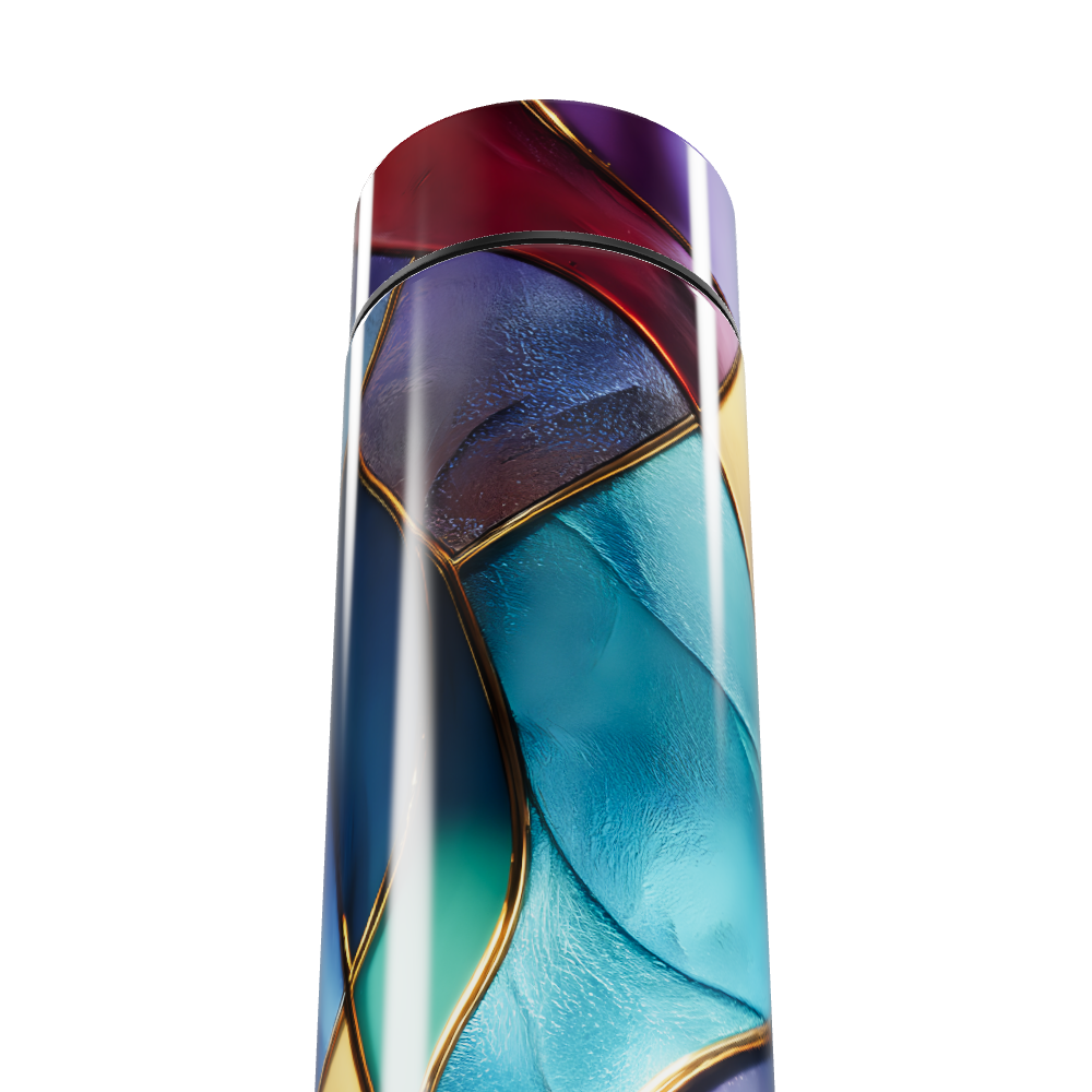 Garrafa Térmica Touch - Colorida Vidro Digital