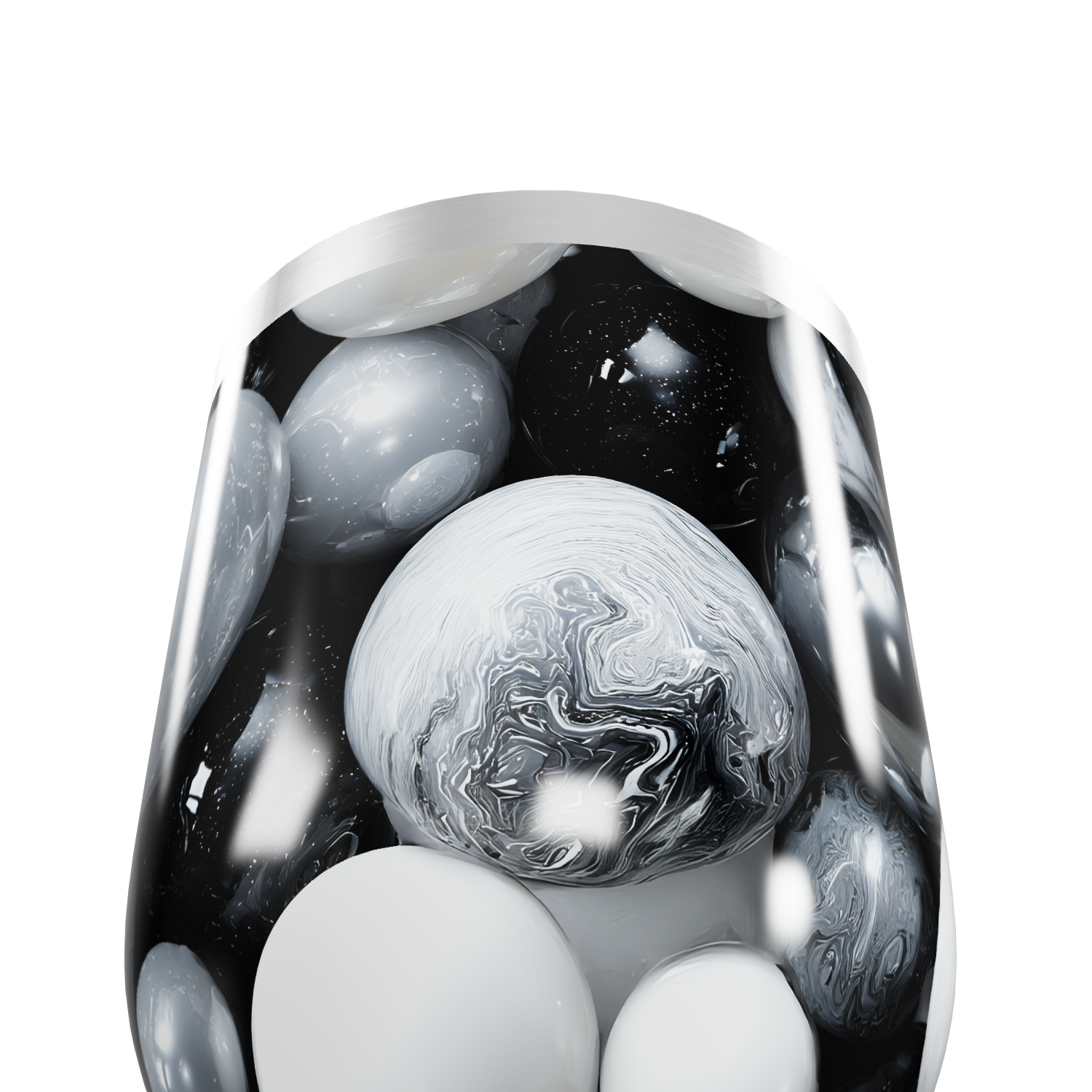 Copo Térmico Slim - Estampa Galáxia Planetas