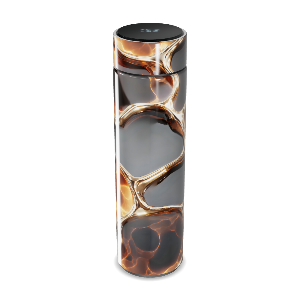 Garrafa Térmica Touch - Estampa Abstrata Luminoso