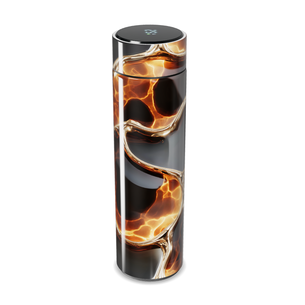 Garrafa Térmica Touch - Estampa Abstrata Luminoso