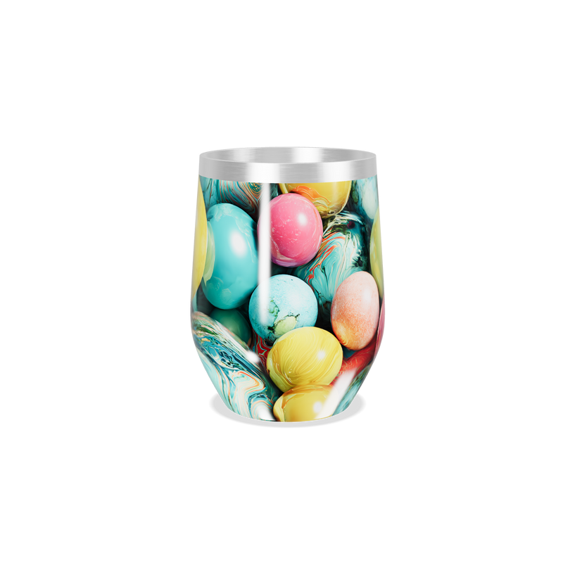 Copo Térmico Slim - Estampado Colorido Aço