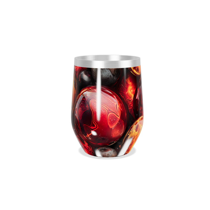 Copo Térmico Slim - Design Vulcânico Aço Inox