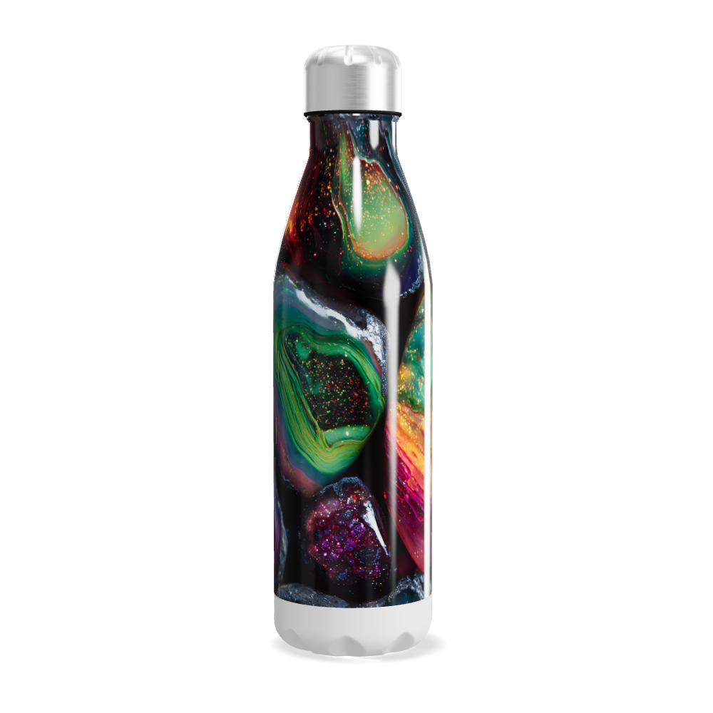 Garrafa Inox Estampa Cósmica Colorida